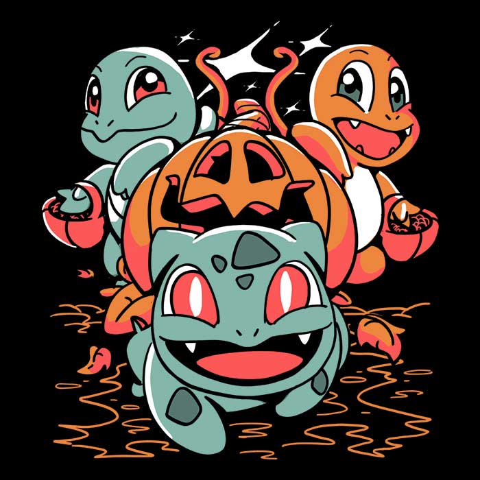Spooky Squad Coasters - Adult & Kids T-Shirts, Sweatshirts & Hoodies apparel design preview 1