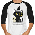 Spooky Time 3/4 Sleeve Raglan - Adult & Kids T-Shirts, Sweatshirts & Hoodies apparel design preview 1