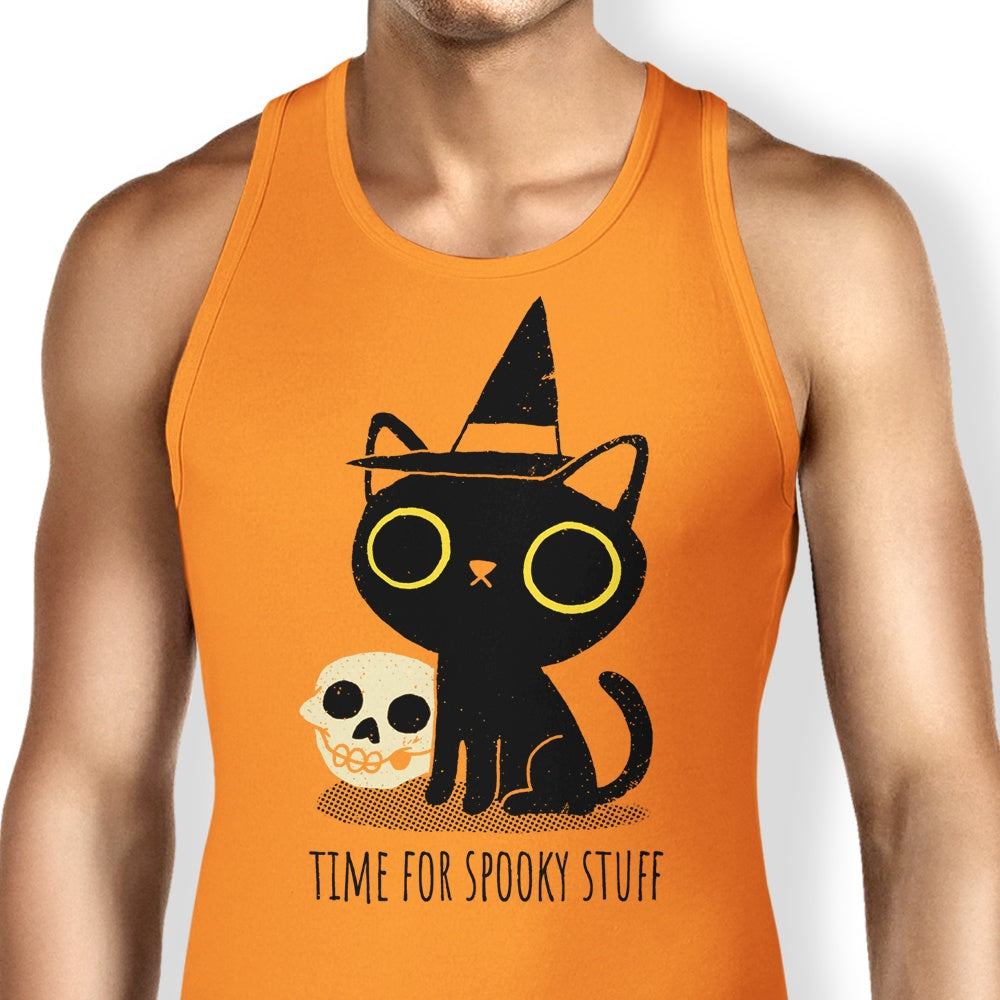 Spooky Time Tank Top - Adult & Kids T-Shirts, Sweatshirts & Hoodies apparel design preview 1
