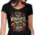 Spooky Wonderful Women's V-Neck - Adult & Kids T-Shirts, Sweatshirts & Hoodies apparel design preview 1
