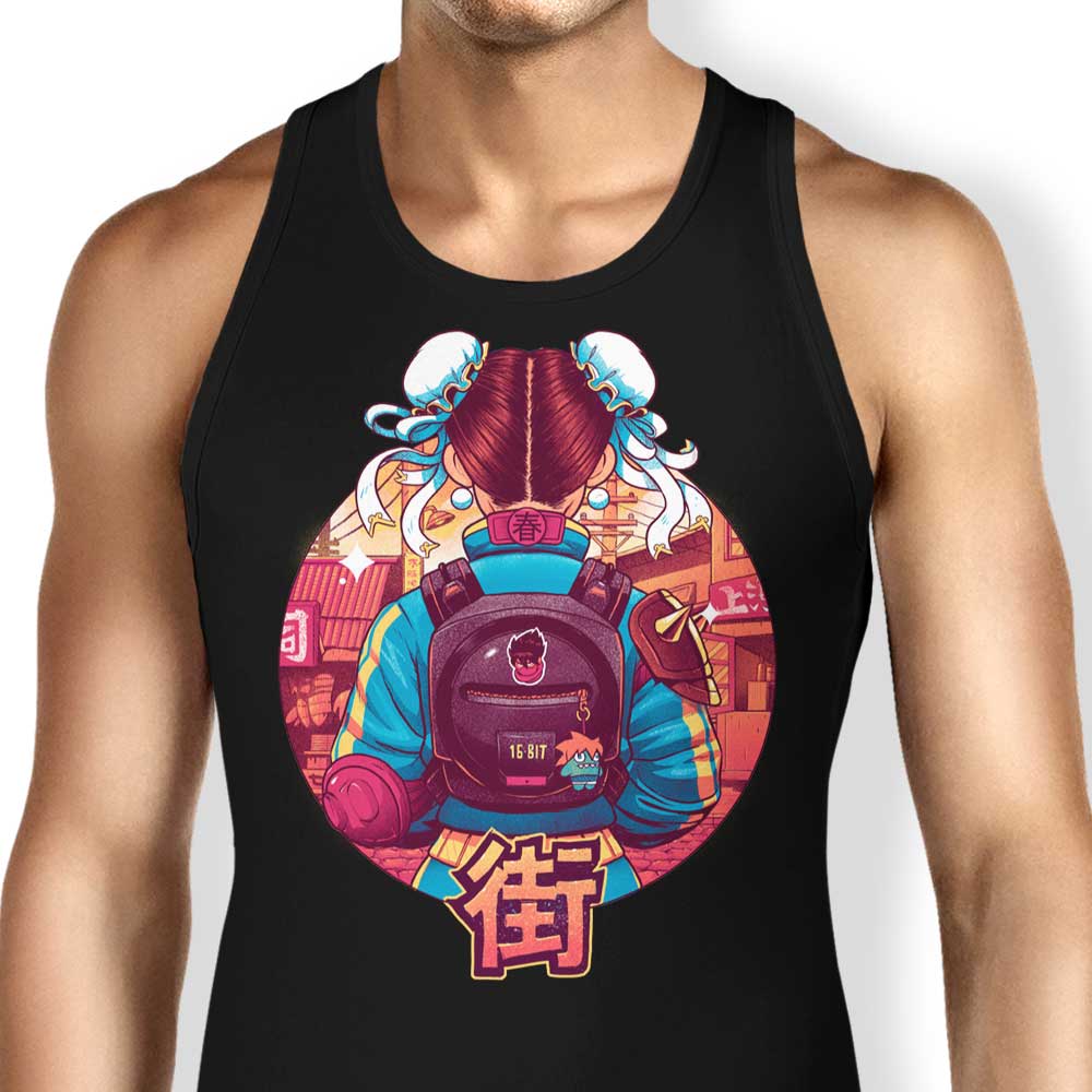 Spring Fighter Tank Top - Adult & Kids T-Shirts, Sweatshirts & Hoodies apparel design preview 1