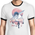 Squall Ukiyo-e Ringer - Adult & Kids T-Shirts, Sweatshirts & Hoodies apparel design preview 1