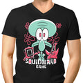 Squidward Game Men's V-Neck - Adult & Kids T-Shirts, Sweatshirts & Hoodies apparel design preview 1