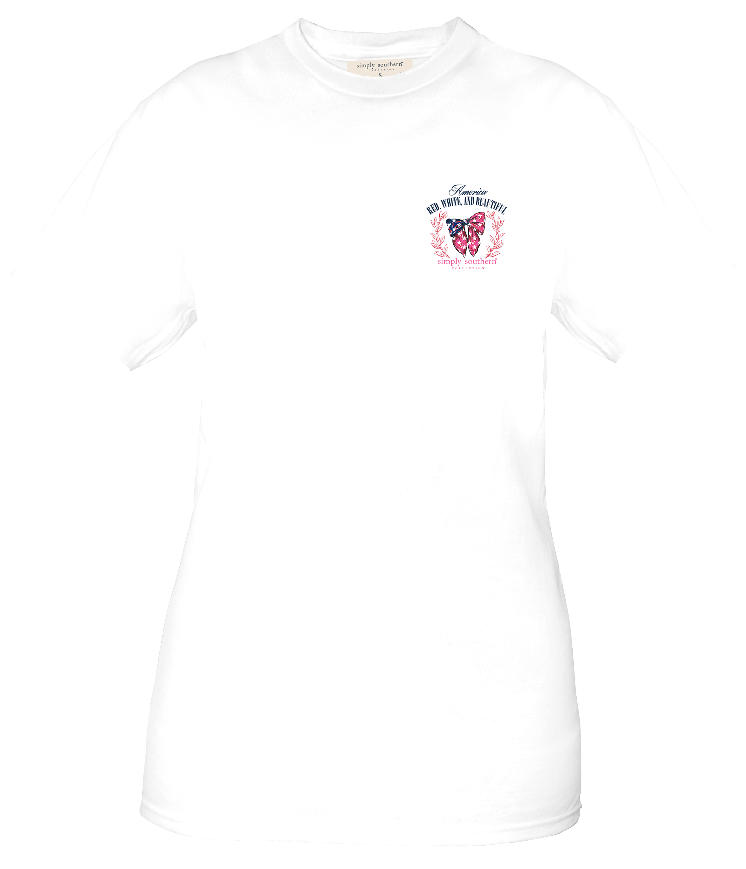 SALE Simply Southern USA Freedom Bow Flag - Adult & Kids T-Shirts, Sweatshirts & Hoodies apparel design preview 2