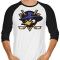 St. Canard Ducks 3/4 Sleeve Raglan - Adult & Kids T-Shirts, Sweatshirts & Hoodies apparel design preview 1