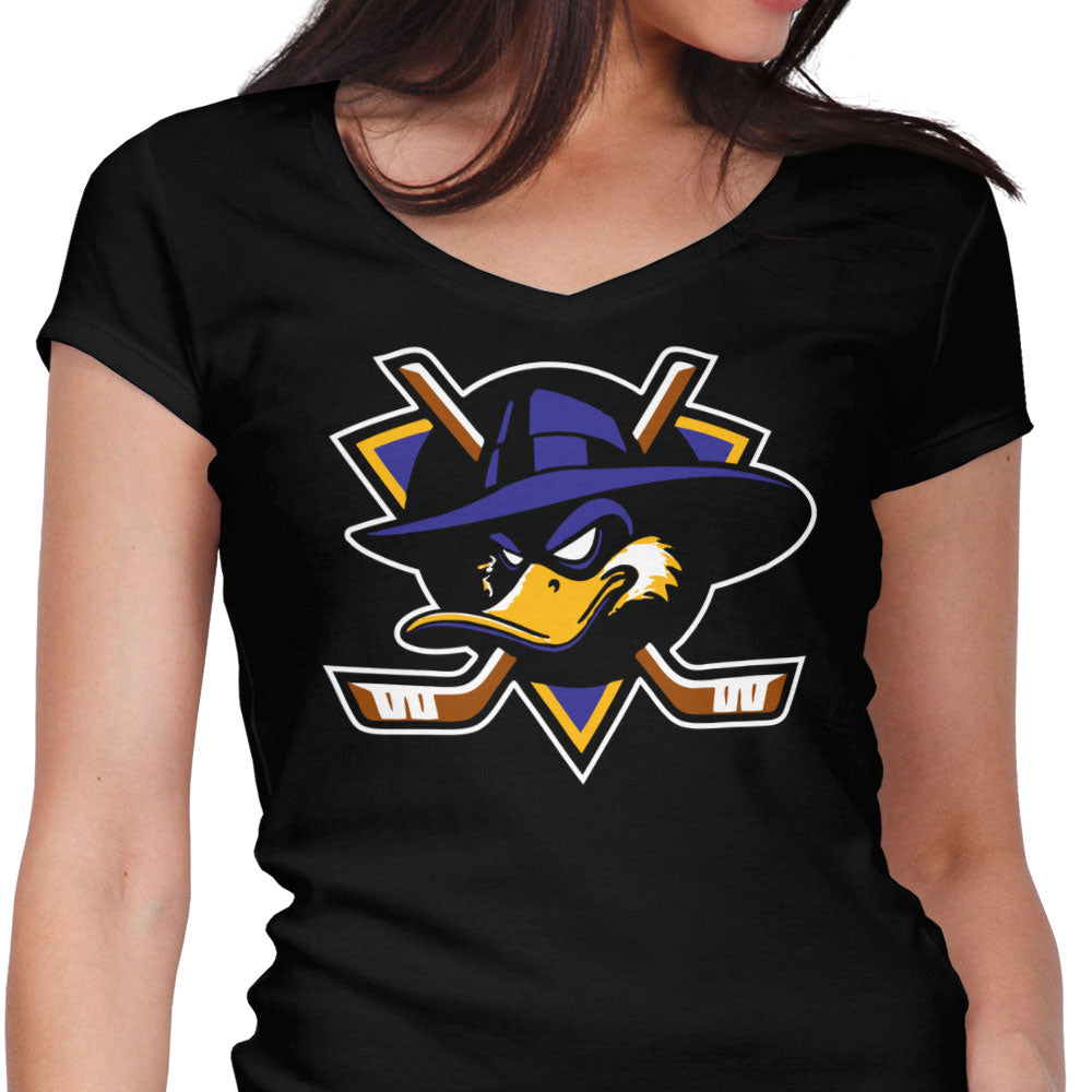 St. Canard Ducks Women's V-Neck - Adult & Kids T-Shirts, Sweatshirts & Hoodies apparel design preview 1