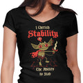 Stabby Goblin Women's V-Neck - Adult & Kids T-Shirts, Sweatshirts & Hoodies apparel design preview 1
