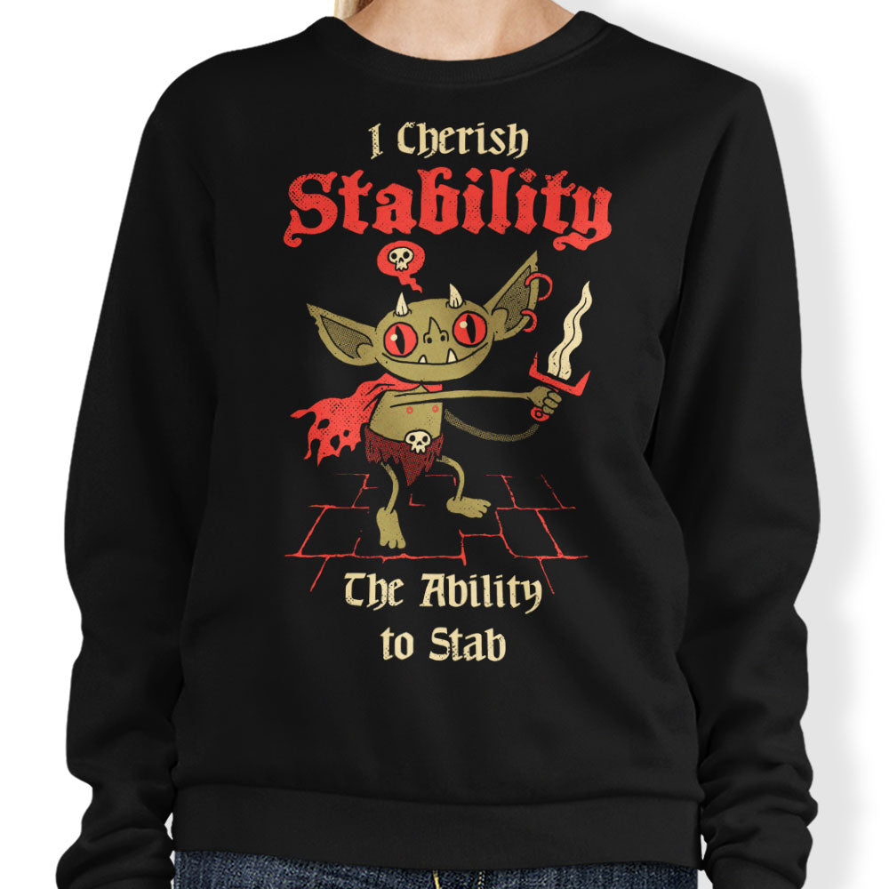 Stabby Goblin - Adult & Kids T-Shirts, Sweatshirts & Hoodies apparel design preview 1
