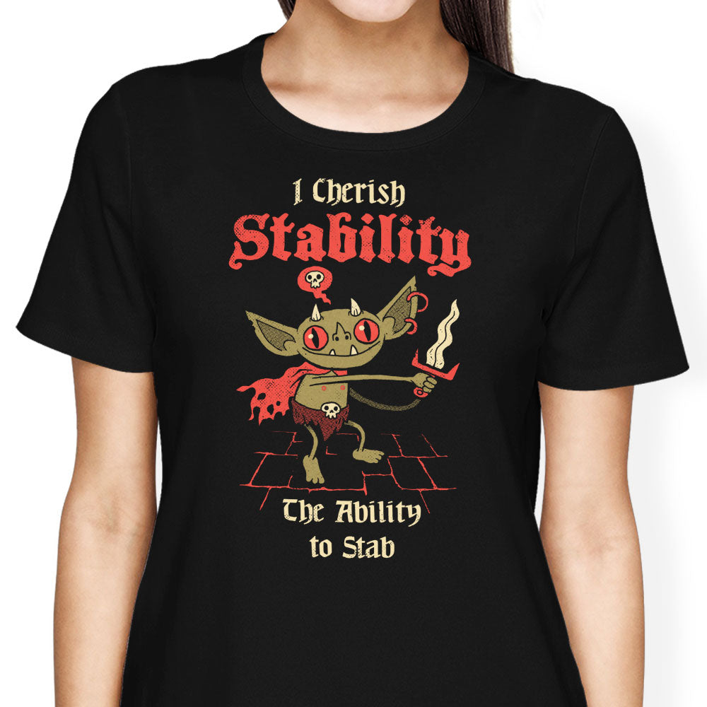 Stabby Goblin Women's Apparel - Adult & Kids T-Shirts, Sweatshirts & Hoodies apparel design preview 1