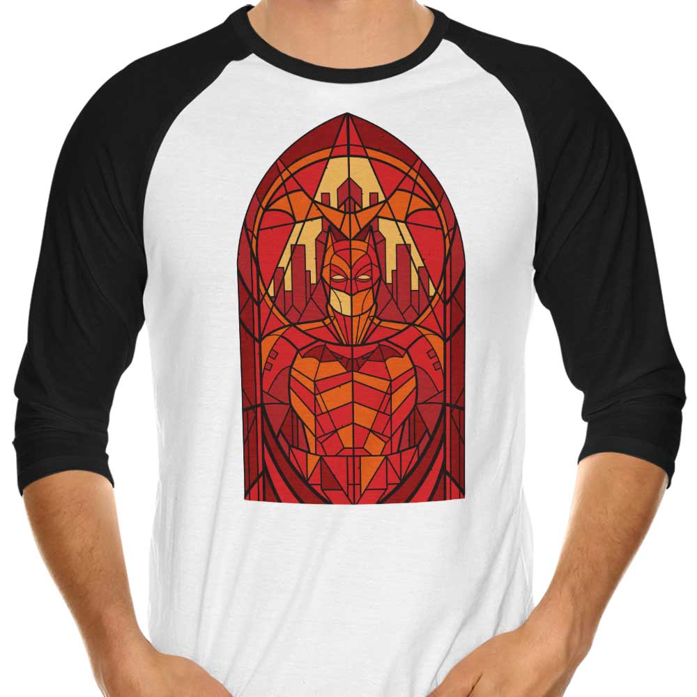 Stained Glass Vengeance 3/4 Sleeve Raglan - Adult & Kids T-Shirts, Sweatshirts & Hoodies apparel design preview 1