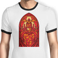 Stained Glass Vengeance Ringer - Adult & Kids T-Shirts, Sweatshirts & Hoodies apparel design preview 1