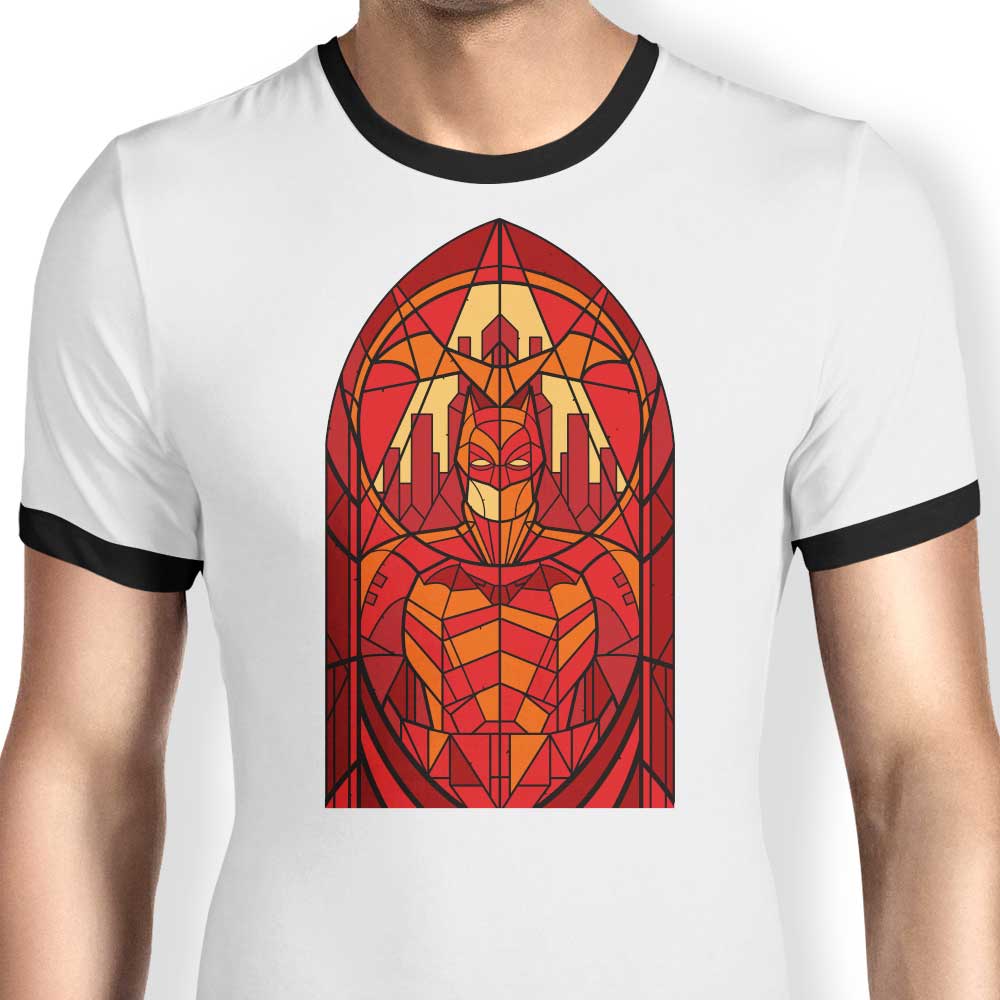 Stained Glass Vengeance Ringer - Adult & Kids T-Shirts, Sweatshirts & Hoodies apparel design preview 1