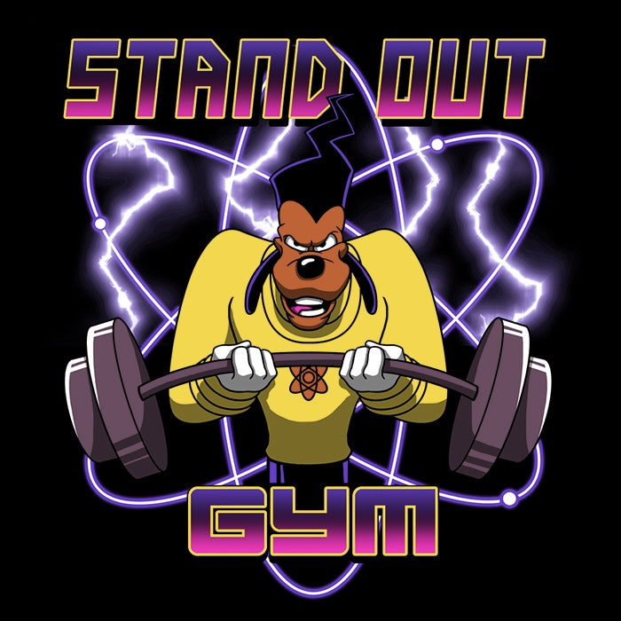 Stand Out Gym Women's V-Neck - Adult & Kids T-Shirts, Sweatshirts & Hoodies apparel design preview 2