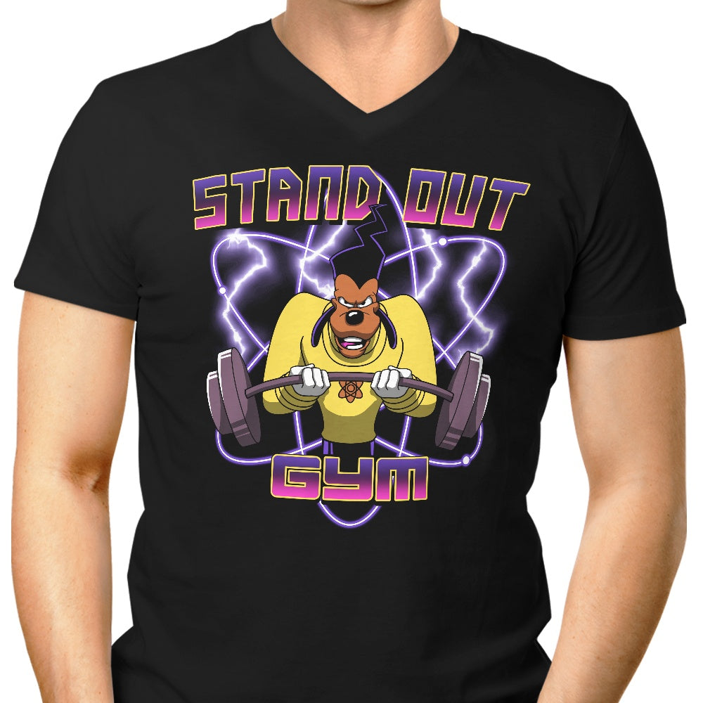 Stand Out Gym Men's V-Neck - Adult & Kids T-Shirts, Sweatshirts & Hoodies apparel design preview 1