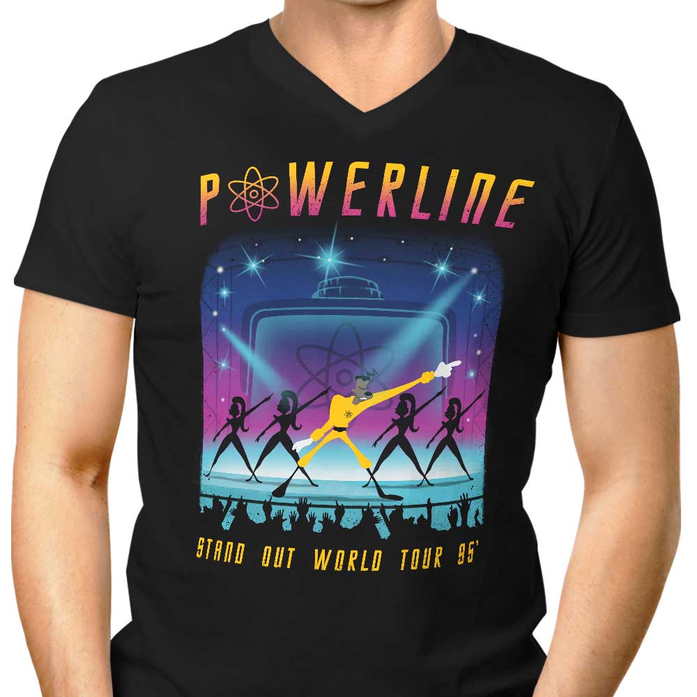 Stand Out World Tour Men's V-Neck - Adult & Kids T-Shirts, Sweatshirts & Hoodies apparel design preview 1