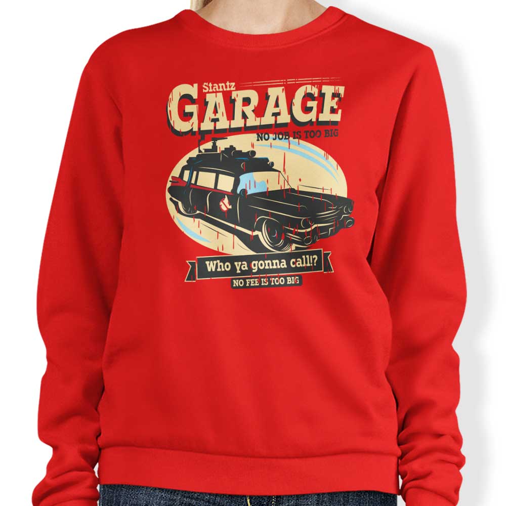 Stantz Garage - Adult & Kids T-Shirts, Sweatshirts & Hoodies apparel design preview 1