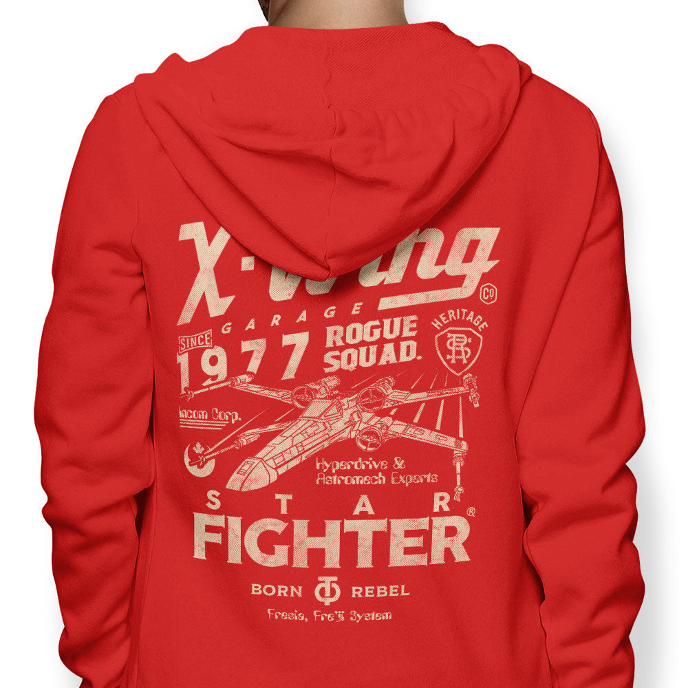 Star Fighter Garage - Adult & Kids T-Shirts, Sweatshirts & Hoodies apparel design preview 1