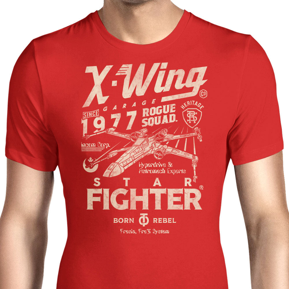 Star Fighter Garage Men's Apparel - Adult & Kids T-Shirts, Sweatshirts & Hoodies apparel design preview 1