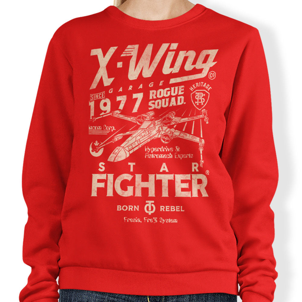 Star Fighter Garage - Adult & Kids T-Shirts, Sweatshirts & Hoodies apparel design preview 1