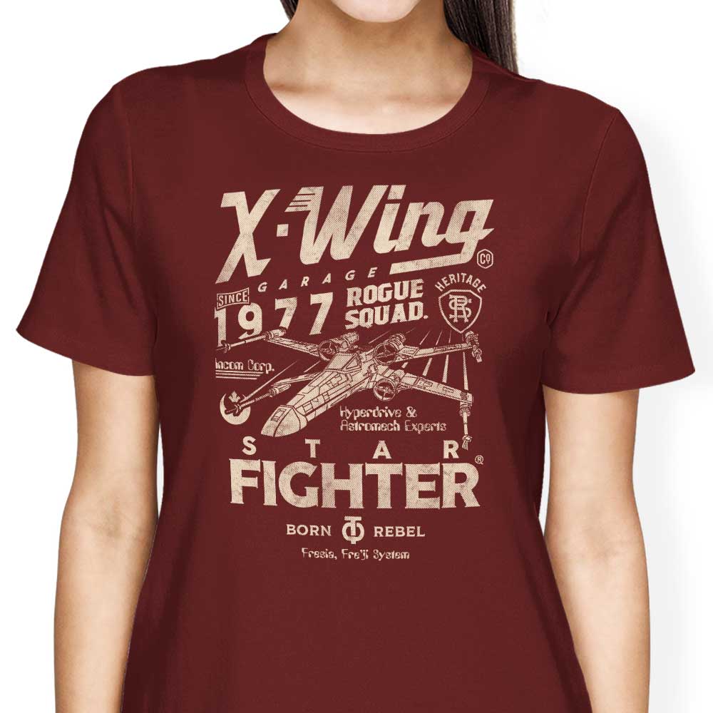 Star Fighter Garage Women's Apparel - Adult & Kids T-Shirts, Sweatshirts & Hoodies apparel design preview 2