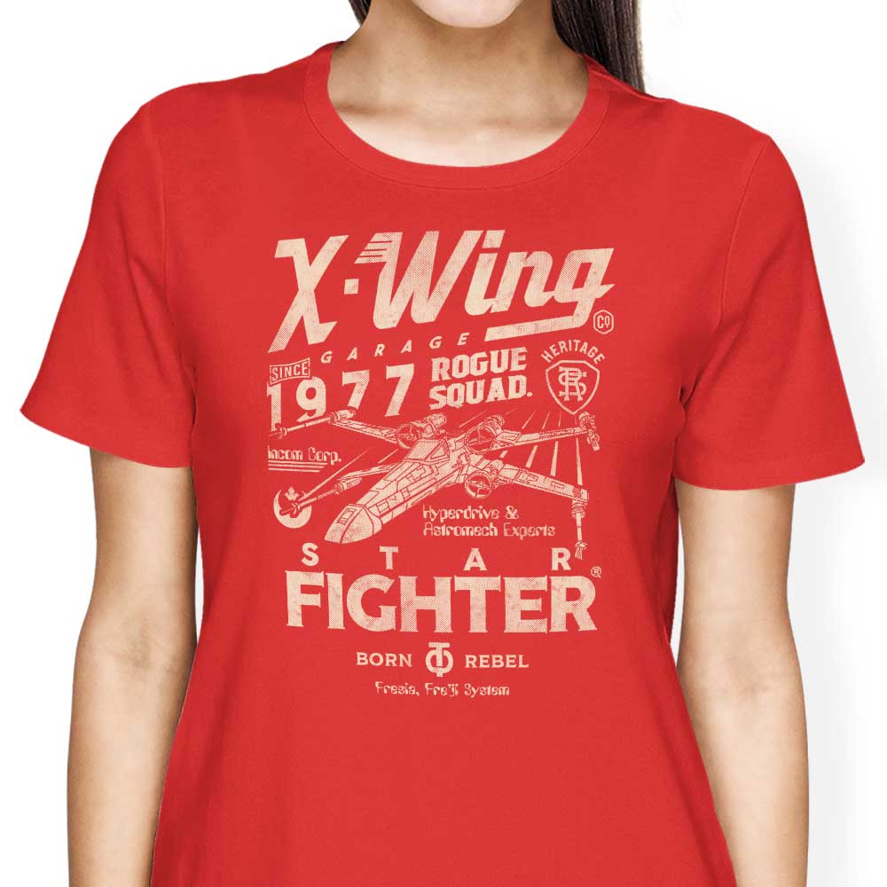 Star Fighter Garage Women's Apparel - Adult & Kids T-Shirts, Sweatshirts & Hoodies apparel design preview 1