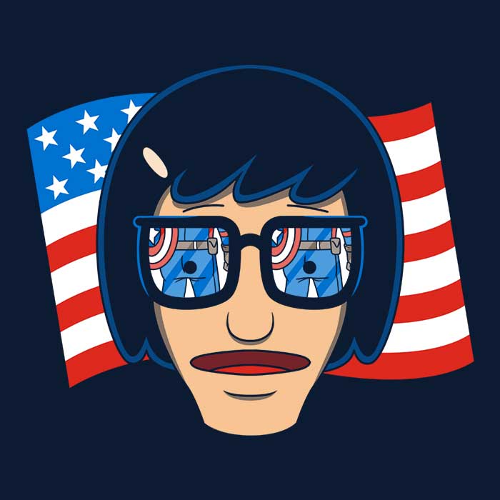 Star Spangled Butt Men's Apparel - Adult & Kids T-Shirts, Sweatshirts & Hoodies apparel design preview 2