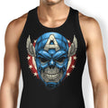 Star Spangled Skull Tank Top - Adult & Kids T-Shirts, Sweatshirts & Hoodies apparel design preview 1