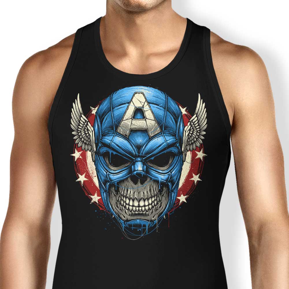 Star Spangled Skull Tank Top - Adult & Kids T-Shirts, Sweatshirts & Hoodies apparel design preview 1