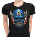 Star Spangled Skull Women's Apparel - Adult & Kids T-Shirts, Sweatshirts & Hoodies apparel design preview 1