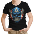 Star Spangled Skull Youth Apparel - Adult & Kids T-Shirts, Sweatshirts & Hoodies apparel design preview 1