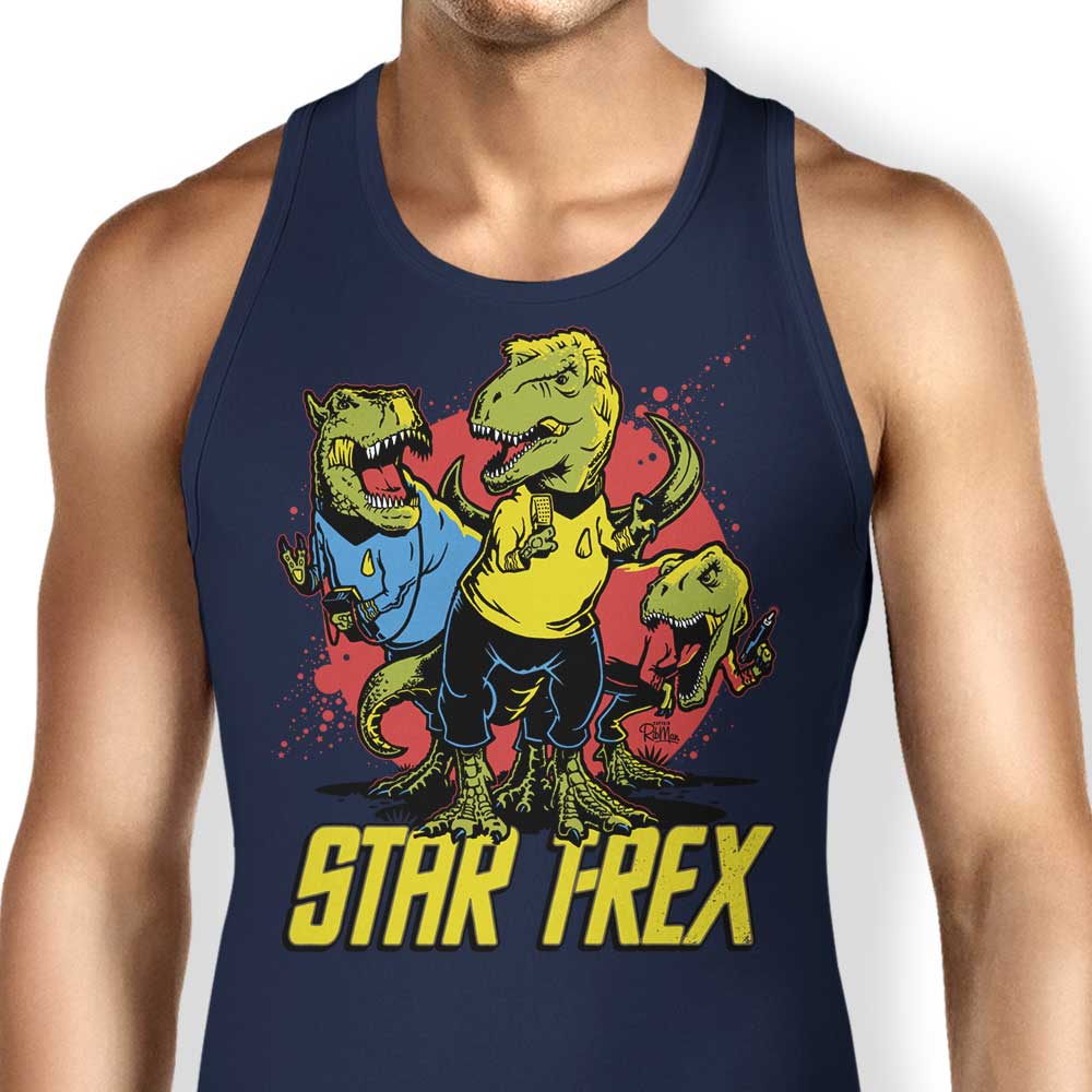 Star T-Rex Tank Top - Adult & Kids T-Shirts, Sweatshirts & Hoodies apparel design preview 1