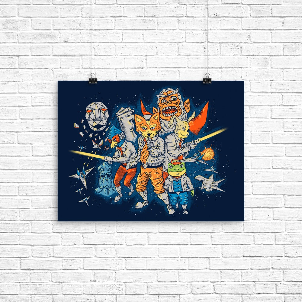 Star Team Poster - Adult & Kids T-Shirts, Sweatshirts & Hoodies apparel design preview 1