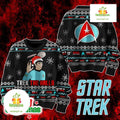 Star Trek Spock Ugly Christmas Sweater Holiday Sci-Fi Gift product image