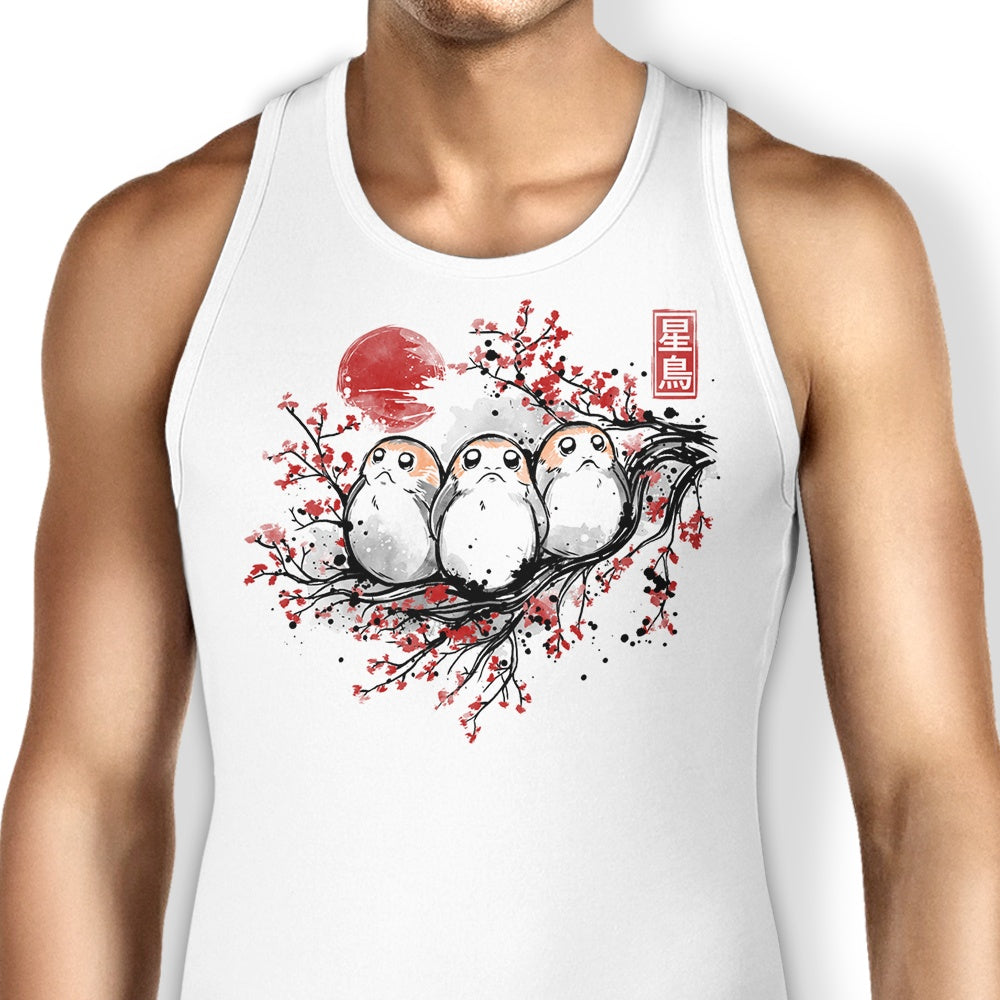 Starbird Porg Tank Top - Adult & Kids T-Shirts, Sweatshirts & Hoodies apparel design preview 1