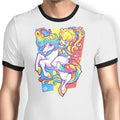 Starbrite Ringer - Adult & Kids T-Shirts, Sweatshirts & Hoodies apparel design preview 1