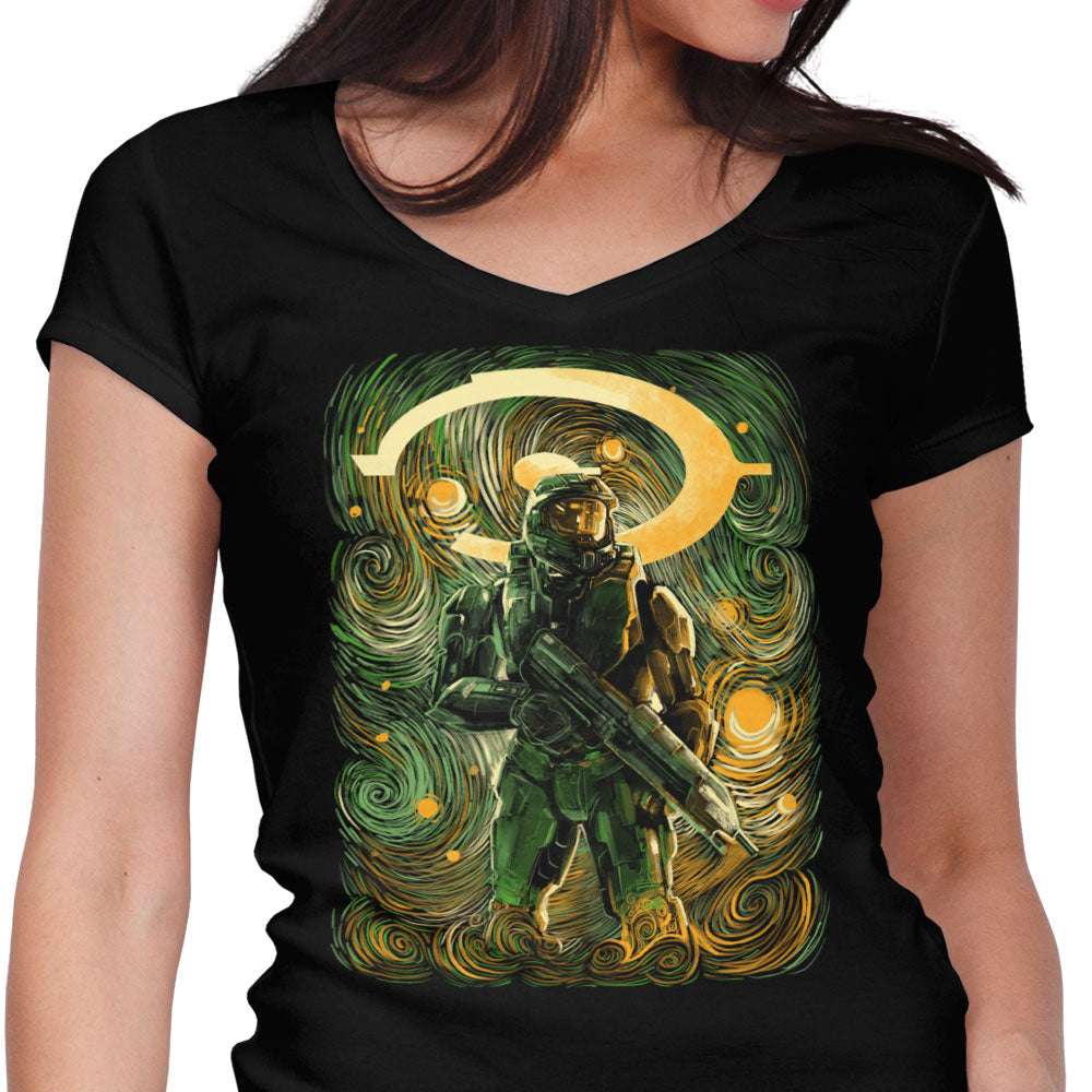 Starry Chief Women's V-Neck - Adult & Kids T-Shirts, Sweatshirts & Hoodies apparel design preview 1