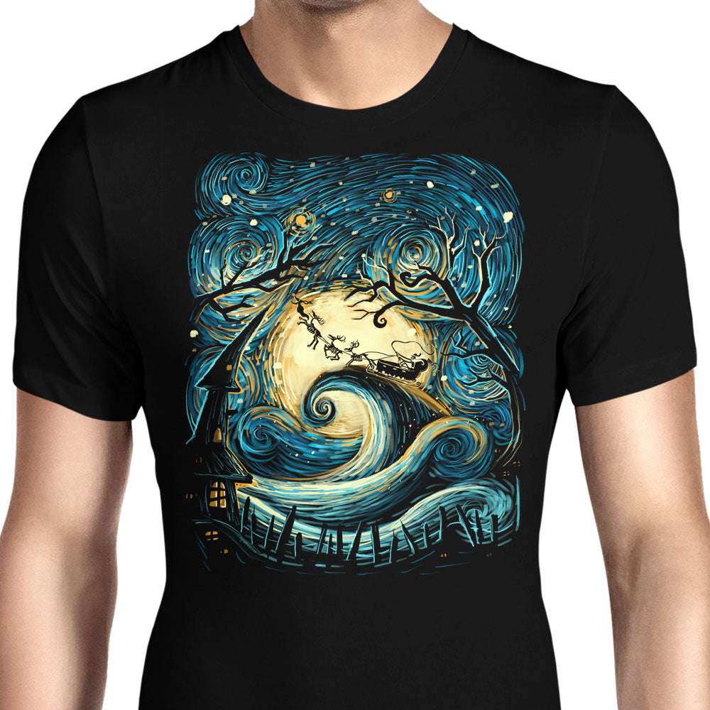 Starry Christmas Men's Apparel - Adult & Kids T-Shirts, Sweatshirts & Hoodies apparel design preview 1