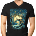 Starry Christmas Men's V-Neck - Adult & Kids T-Shirts, Sweatshirts & Hoodies apparel design preview 1