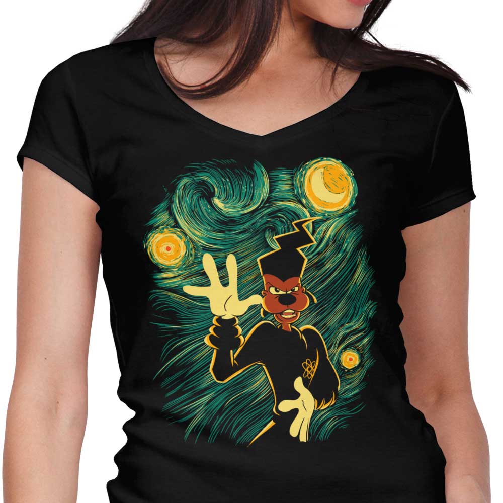 Starry Concert Women's V-Neck - Adult & Kids T-Shirts, Sweatshirts & Hoodies apparel design preview 1