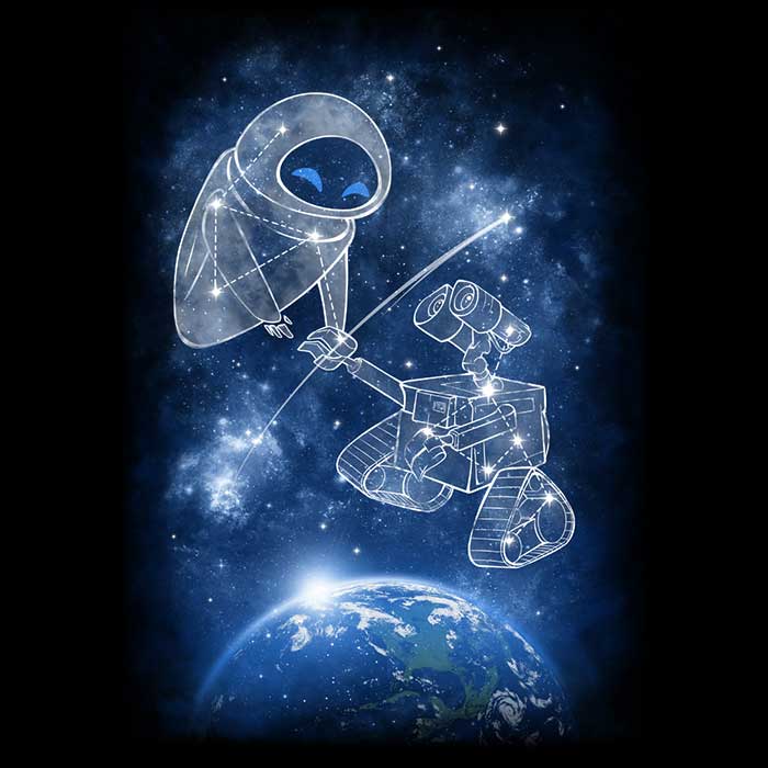Starry Dancing Sky - Adult & Kids T-Shirts, Sweatshirts & Hoodies apparel design preview 2