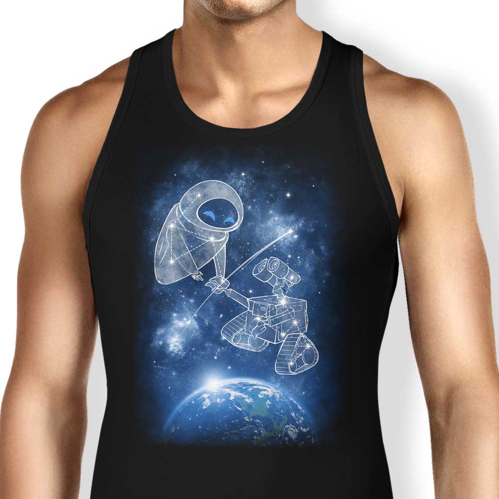 Starry Dancing Sky Tank Top - Adult & Kids T-Shirts, Sweatshirts & Hoodies apparel design preview 1