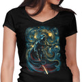 Starry Dark Lord Women's V-Neck - Adult & Kids T-Shirts, Sweatshirts & Hoodies apparel design preview 1