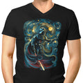 Starry Dark Lord Men's V-Neck - Adult & Kids T-Shirts, Sweatshirts & Hoodies apparel design preview 1