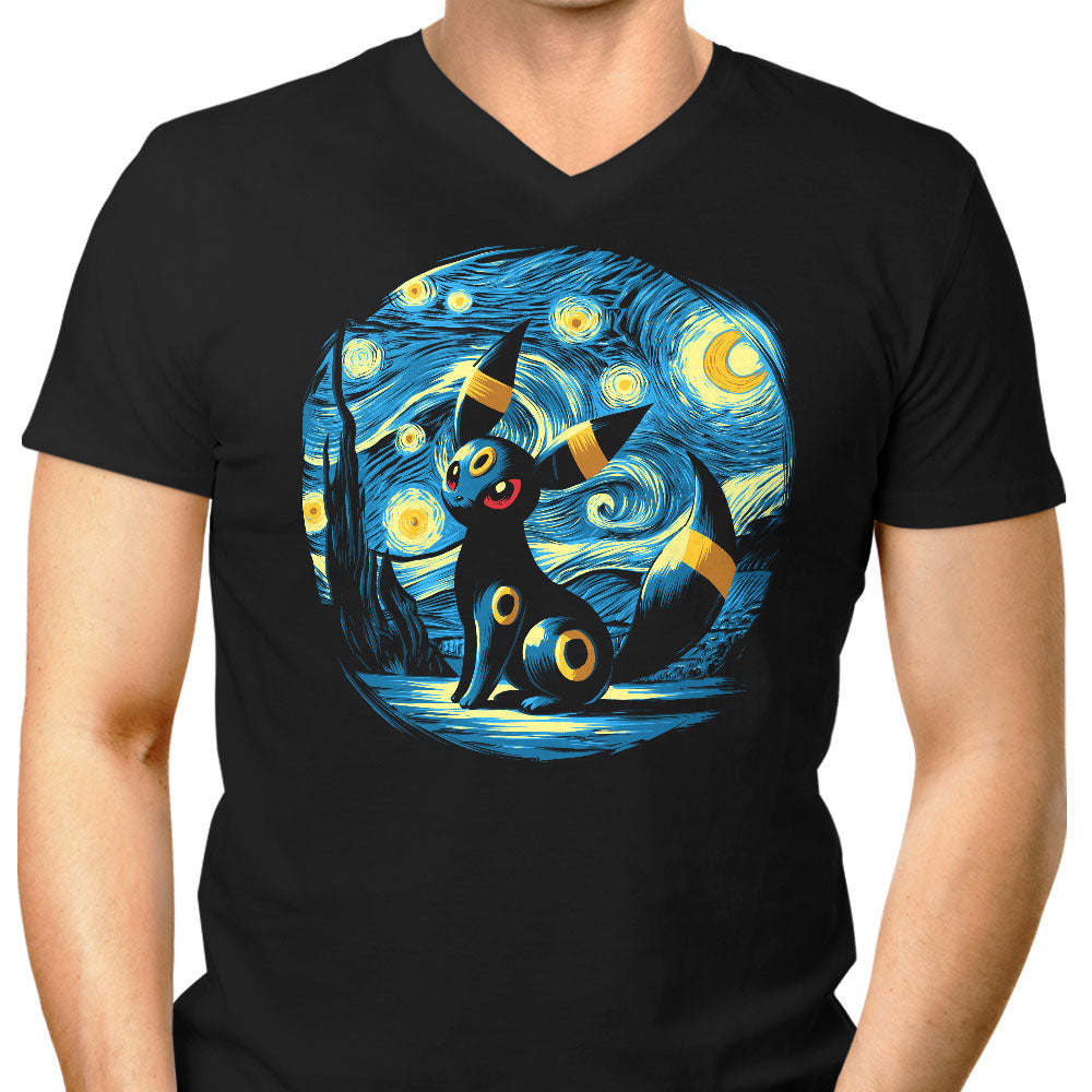 Starry Dark Men's V-Neck - Adult & Kids T-Shirts, Sweatshirts & Hoodies apparel design preview 1
