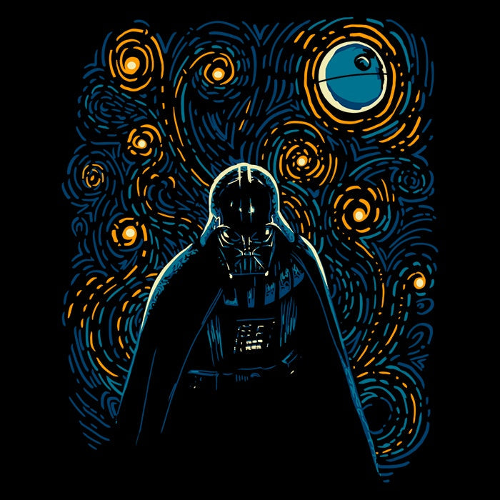 Starry Dark Side Youth Apparel - Adult & Kids T-Shirts, Sweatshirts & Hoodies apparel design preview 2