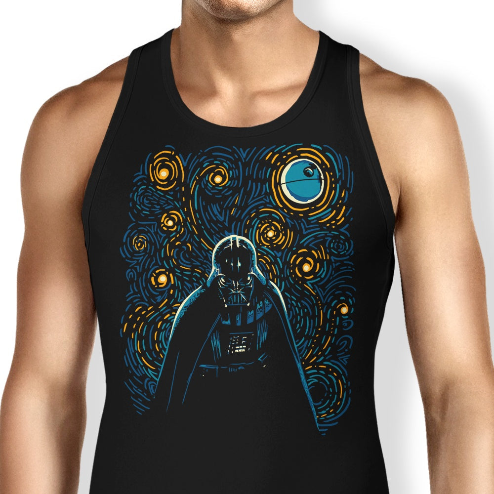 Starry Dark Side Tank Top - Adult & Kids T-Shirts, Sweatshirts & Hoodies apparel design preview 1