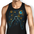 Starry Dark Side Tank Top - Adult & Kids T-Shirts, Sweatshirts & Hoodies apparel design preview 1