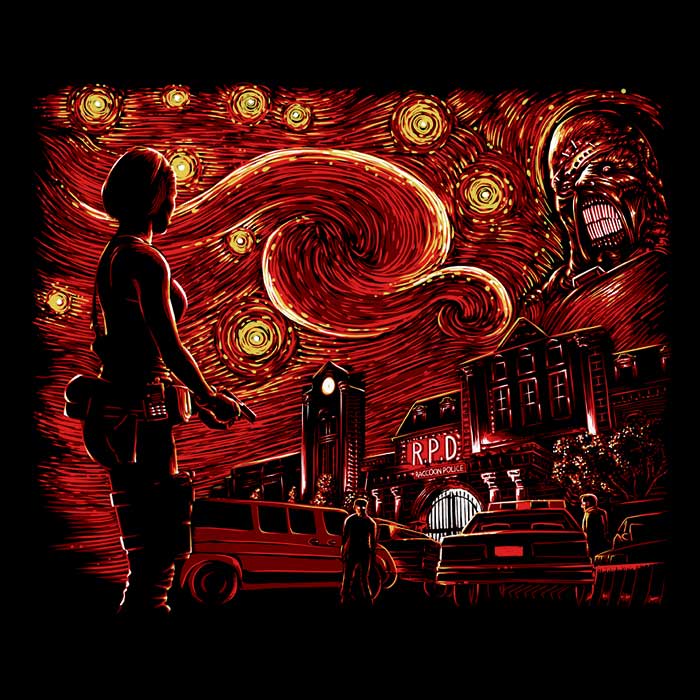 Starry Evil (Alt) Women's Apparel - Adult & Kids T-Shirts, Sweatshirts & Hoodies apparel design preview 2