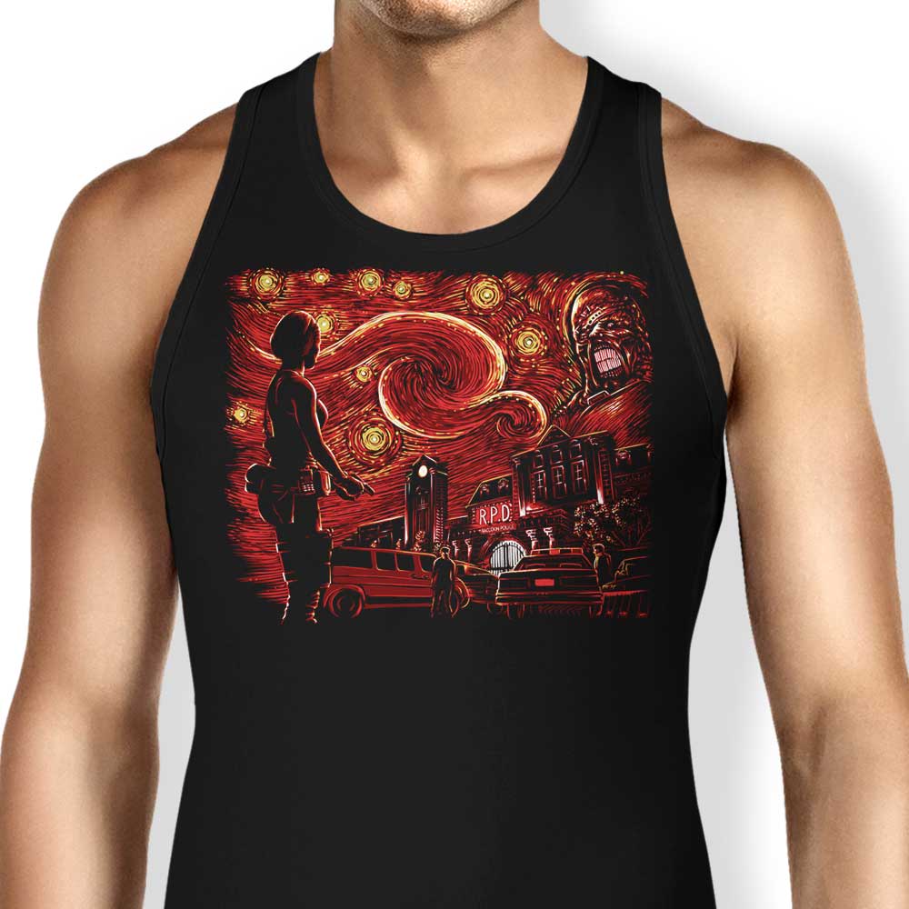Starry Evil (Alt) Tank Top - Adult & Kids T-Shirts, Sweatshirts & Hoodies apparel design preview 1