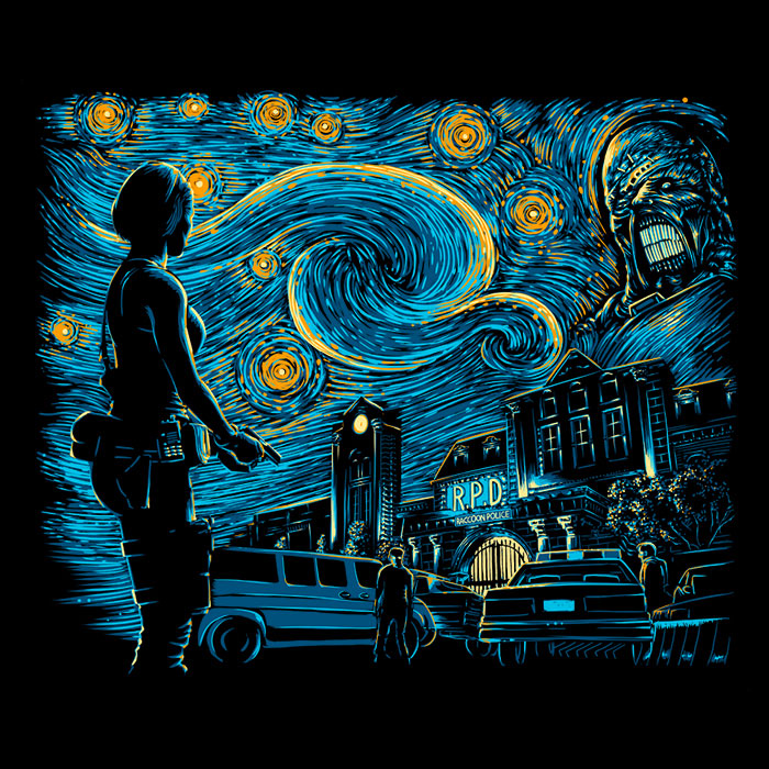Starry Evil Men's Apparel - Adult & Kids T-Shirts, Sweatshirts & Hoodies apparel design preview 2